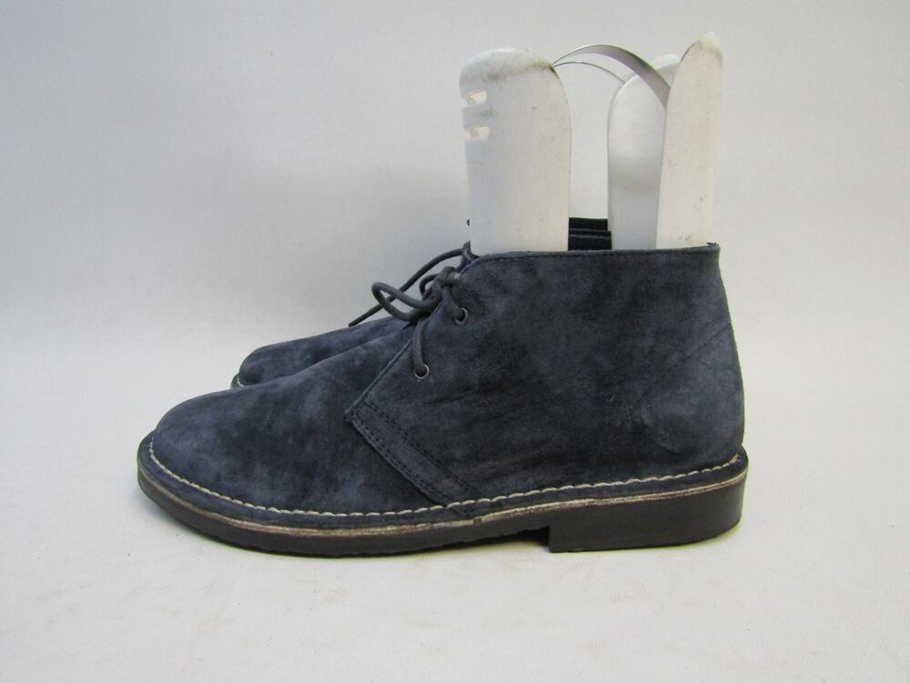 Steve Madden Womens Sie 8 M Blue Suede Laces Ankle Fashion Boots